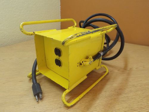 Westinghouse safety device isolation transformer for portable tools and lights for sale