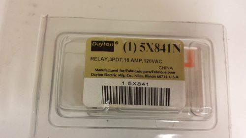Dayton 5x841n relay 3pdt 120vac 16 amp for sale