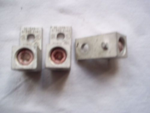 3 NEW WIRING LUGS GE 225 1  250 KCMIL TO 6 WIRE  DISCONNECTS AND MOTOR STARTERS