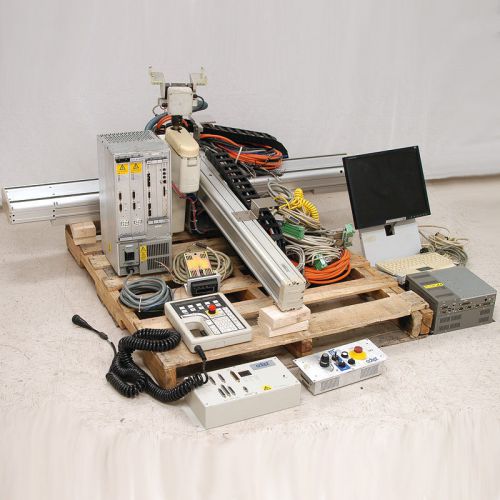 Adept 90400-17120 1.2m linear 4 axis xyz robot module with mv-10/pa-4 controller for sale