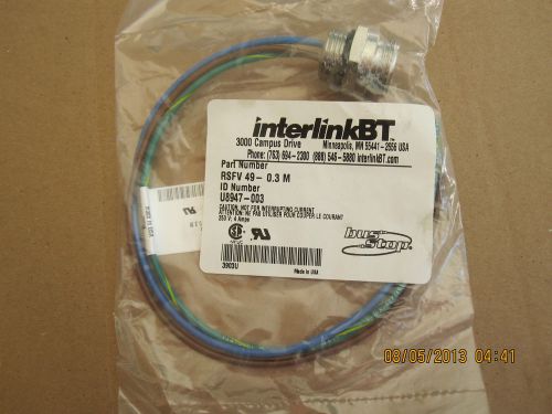 Interlinkbt network receptacle rsfv-49-0.3m - lot of 10  (new in bag) for sale