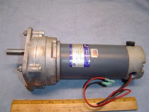 Paterson Gear Reduction DC Permanent Magnet  Motor 65 RPM   Used