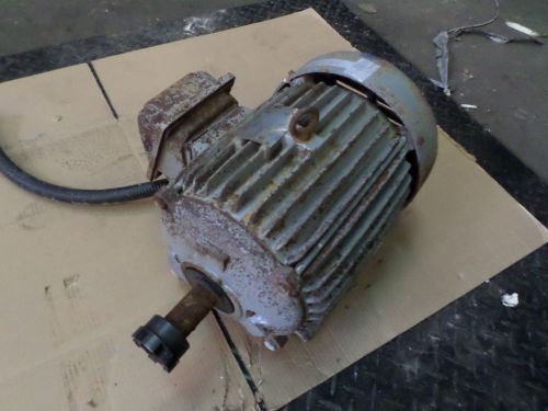 WESTINGHOUSE 10 HP MOTOR, RPM 1755, V 230/460, CAT# EP0104, USED