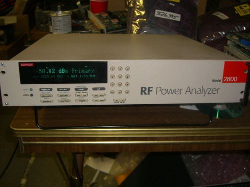 keithley 2800 rf power analyzer