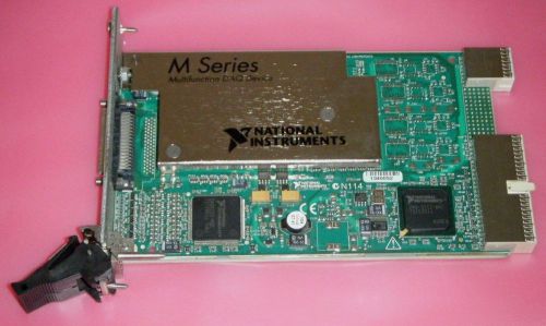 *Tested* National Instruments NI PXI-6250, 16 Ch 16-Bit High Speed, M-Series DAQ