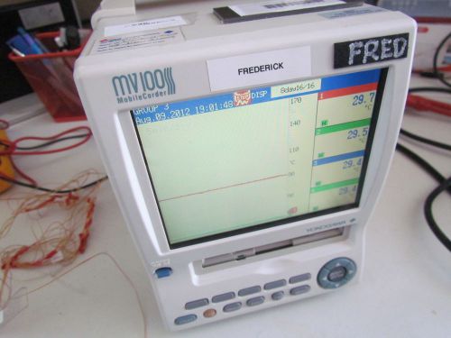 Yokogawa MV100 MobileCorder MV104-1-2-1S Paperless Videographic Recorder