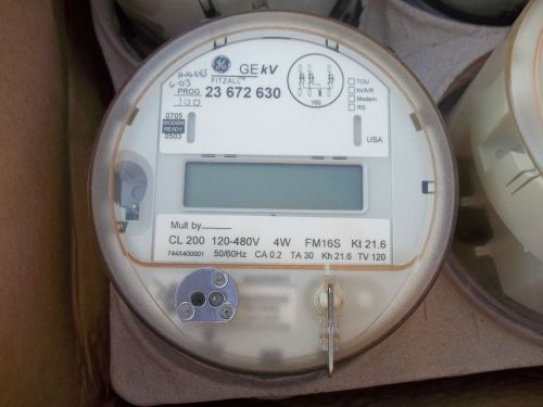 Ge kv fitzall electric meter**fm16s**120v-480v**free shipping for sale