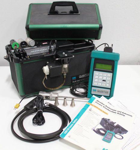 Kane May KM9106 Quintox Fuel Gas Emissions and Exhaust  Analyzer +Manual &amp;Extras
