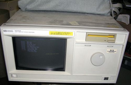 HP AGILENT 16500A LOGIC ANALYZER TESTED GOOD