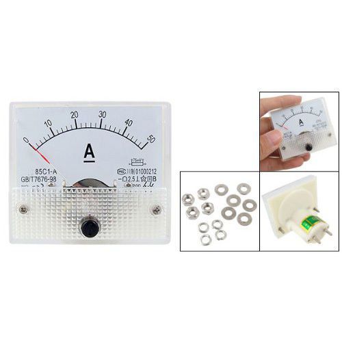 85c1 dc 0-50a rectangle analog panel ammeter gauge gift for sale