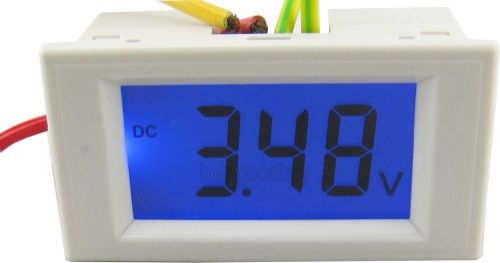 Dc voltmeter volt panel meter voltage monitor gauge tester lcd display 0-19.99v for sale