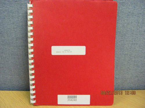 Boonton model 75a/75a-s8: 1 mc/s capacitance bridges - instruction book #17607 for sale