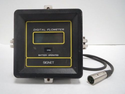 SIGNET P57640 BATTERY OPERATED DIGITAL FLOWMETER 0-50GPM B201419