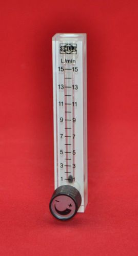 LZQ-7 acrylic flowmeter (1-15 LPM flow meter) with control valve for Oxygen/air