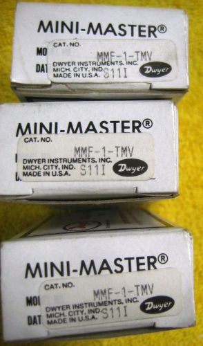DWYER MMF-1 - fmv MINI-MASTER AIR FLOW METER  lot of 3