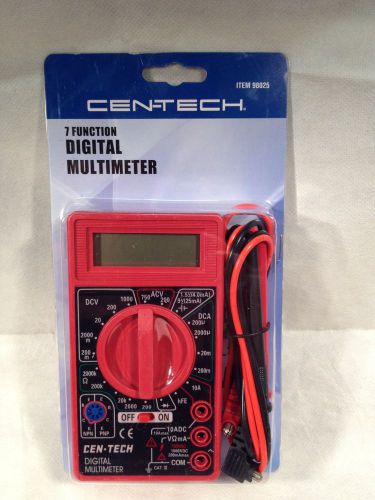 Cen-Tech 7 Function Digital Multimeter (New)