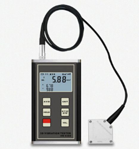 Landtek VM-6380 3-Axis Digital Vibration Meter Tester.