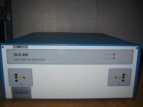 Spirent DLS 400 DL4-400J2 ADSL Wireline Simulator 400J2 Free Shipping! - 30 Day