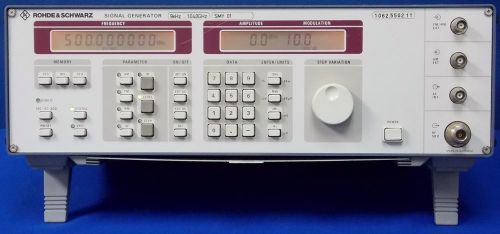 Rohde &amp; schwarz r&amp;s smy01 w/ opt. b1 signal generator 9 khz to 1040 mhz for sale