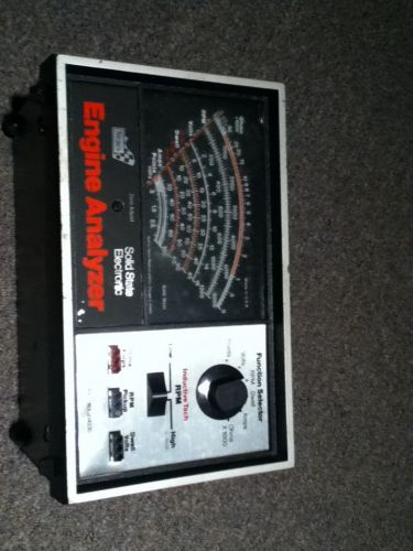 Vintage Sears Craftsman Solid State Electronic Engine Analyzer With Instructions