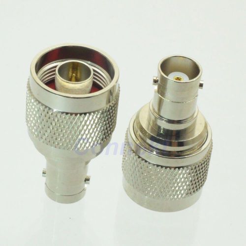 1pce N male plug to BNC female jack RF coaxial adapter connector