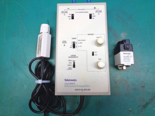 TEKTRONIX ADA 400A DIFFERNTIAL PRE AMPLIFIER WITH TPA-BNC ADAPTER