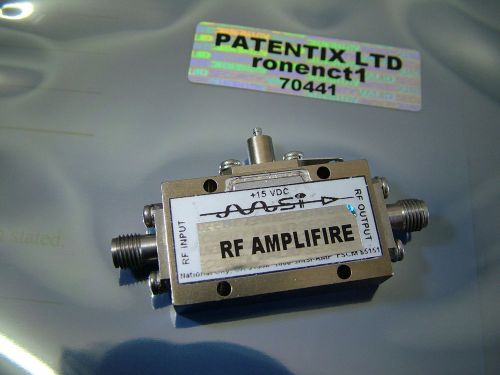 RF AMPLIFIER MSI S/N 70441 1 - 3.7GHz GAIN 40db PO 22dBm