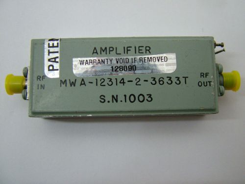 RF AMPLIFIER 12.7GHz - 15GHz GAIN 30db PO 17dbm MWA-12314