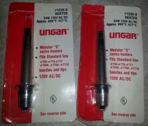 2 New Ungar 1235-s &#034;s&#034; series heaters