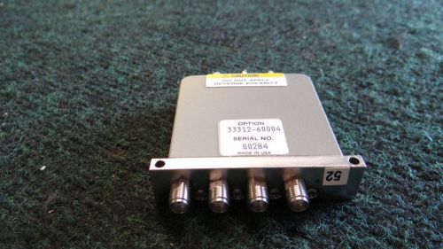 HP / Agilent 33312-60004 Switch 4-Port, SMA, 24V