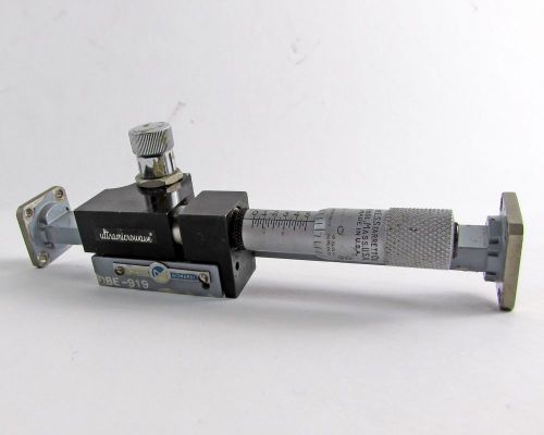 De Mornay Bonardi DBE-919 Stub Tuner w/ Starrett Micrometer - WR-42, 18-26.5GHz