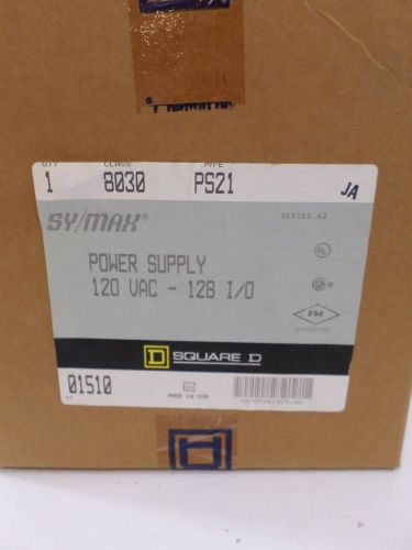 NEW SEALED SQUARE D SYMAX Power Supply 8030 PS21 120 vac