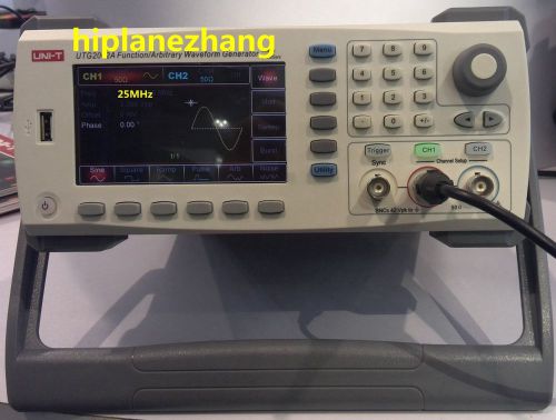 25mhz 2ch signal function arbitrary waveform generator 200msa/s 4.3&#039;&#039; tftlcd usb for sale