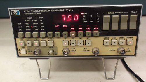 HP8116A PULSE / FUNCTION GENERATOR 50MHZ