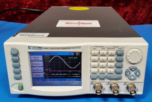 Tabor ww2572a dual-channel arbitrary waveform generator, 250ms/s, calibrated! for sale