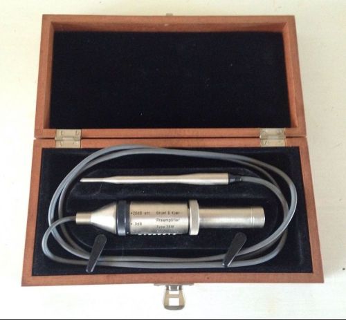 Bruel Kjaer Type 2618 Preamplifier Condenser Microphone Aircraft Aviation Lab
