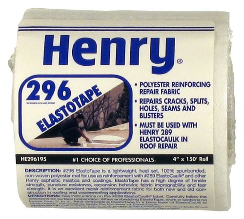 Henry he296195 4-in x 150-in elasto tape for sale