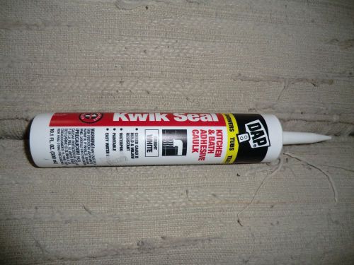 Dap 18032 White Kwik-Seal All-Purpose Caulk 10.1-Ounce Brand New!