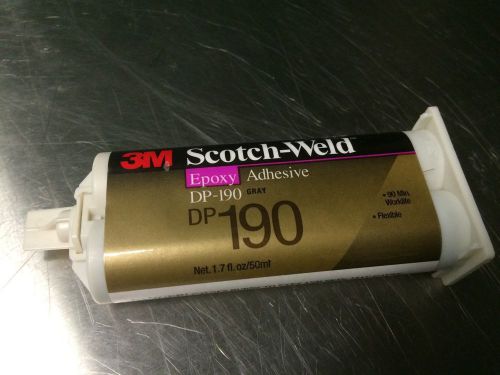 Lot Of 2!  3M Scotch-Weld DP190 Epoxy Adhesive 1.7 Oz Gray *FREE SHIPPING*