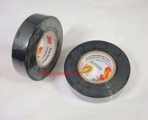 10pcs vinyl electrical tape insulation adhesive tape 3m 1600 for sale