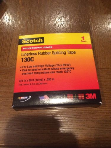 3m Scotch Linerless Rubber Splicing Tape 130c