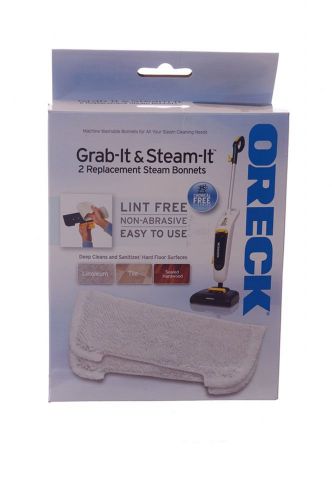 Oreck Grab it &amp; Steam It Replacement Bonnets Hard Wood Floor Cleaning Pads NEW 2