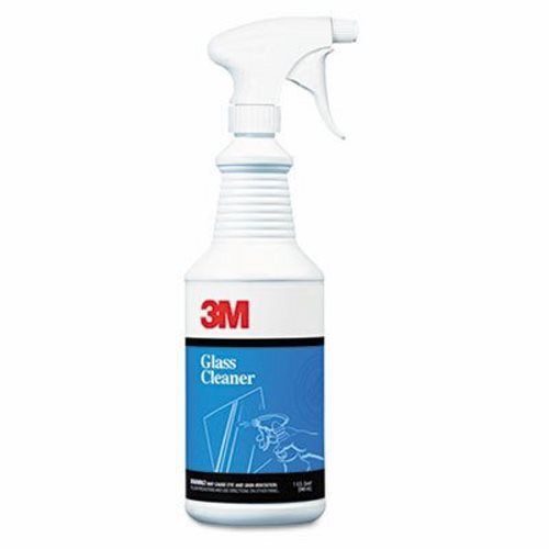 3m Glass Cleaner w/o Ammonia, 32 oz. Trigger Spray Bottle, 12 Count (MMM35142CT)