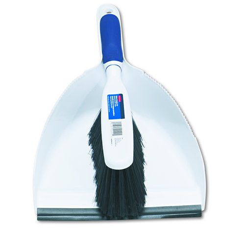 Rubbermaid Commercial RCP6C0100 Duster Brush with Plastic Dustpan White