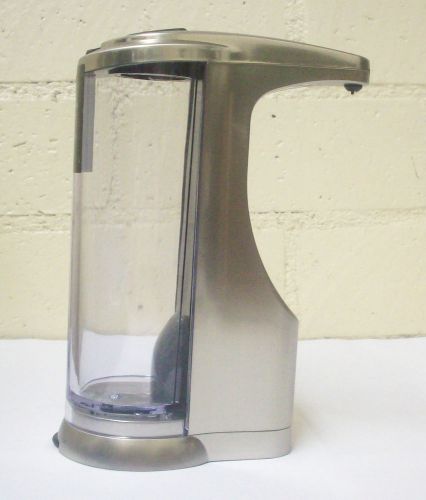 (Lot 2) Simplehuman Hand Free Automatic Sensor Pump Liquid Soap Dispenser