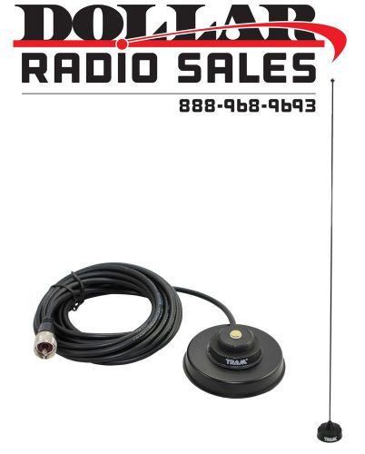 Black VHF Magnet Mount Antenna Kit Mobile Kenwood TK760 TK780 TK7160 TK7180 