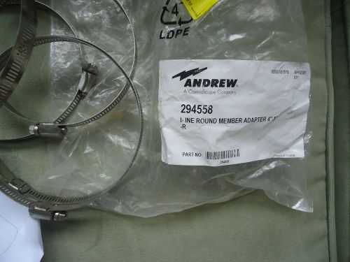 Andrew  round member adapter kit 4&#034; 5&#034; stainless clamp set of 10 a commscope co for sale
