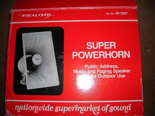 40-1307 Super Powerhorn Outdoor Speaker