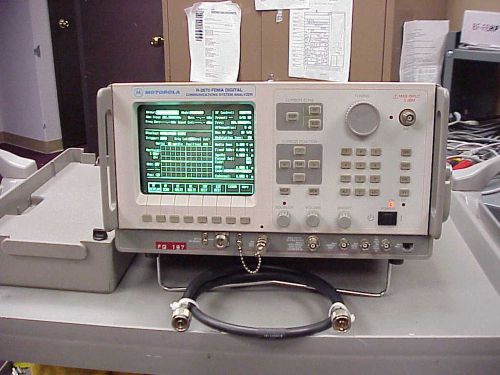 MOTOROLA R-2670/R2670/R-2670A/R2670A FDMA DIGITAL COMMUNICATIONS SYSTEM ANALYZER