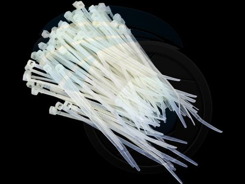 Pack of 100pcs Small White Cable Ties